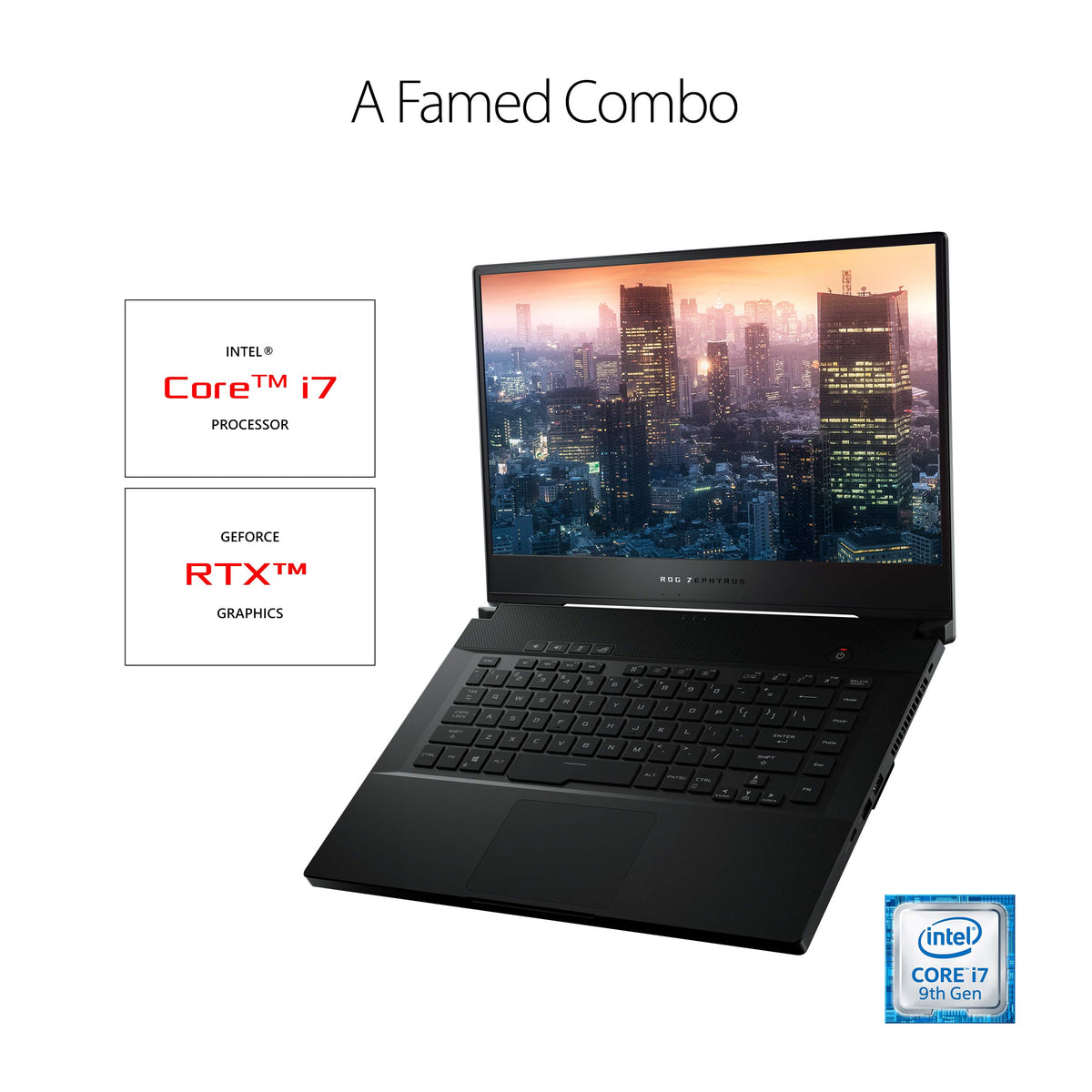 Asus 15.6 Inch Intel Core i7-9750H 2.6GHz/ 16GB DDR4/ 512GB SSD/NVIDIA RTX 2060/ USB3.1/ Windows 10 64Bit (Metallic Black)/ GX502GV-PB74