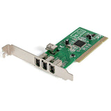 StarTech.com PCI1394MP 4-Port PCI 1394a FireWire Adapter Card, 3 External/1 Internal