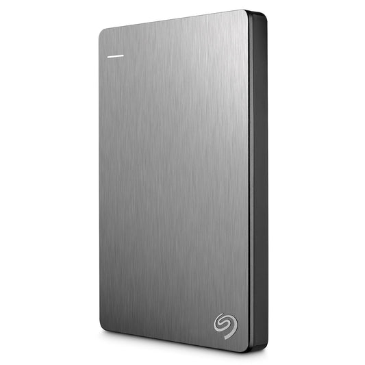 Seagate Backup Plus Slim 2TB External Hard Drive Portable HDD  Silver USB 3.0 for PC Laptop and Mac, 2 Months Adobe CC Photography