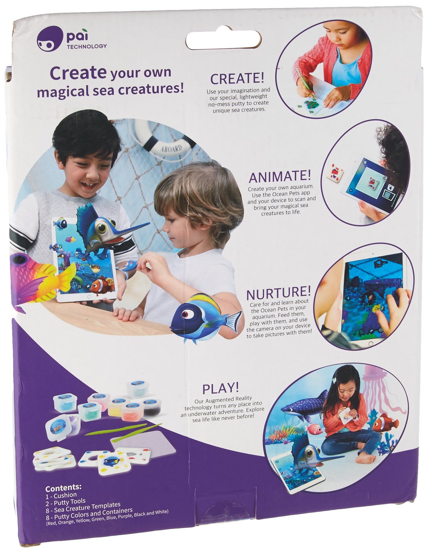 Putao Technology Inc (PAI) Ocean Pets Creative Play Enhanced by Augmented Reality Toy