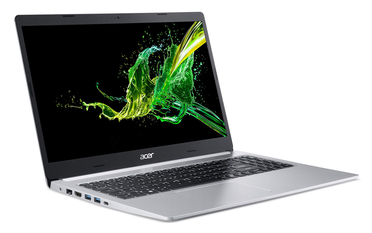 Acer Aspire 5 Slim and Light Laptop, 15.6" Full HD, Core i5-10210U, 8GB Ram, 256GB SSD, Windows 10, Silver, A515-54G-59L2