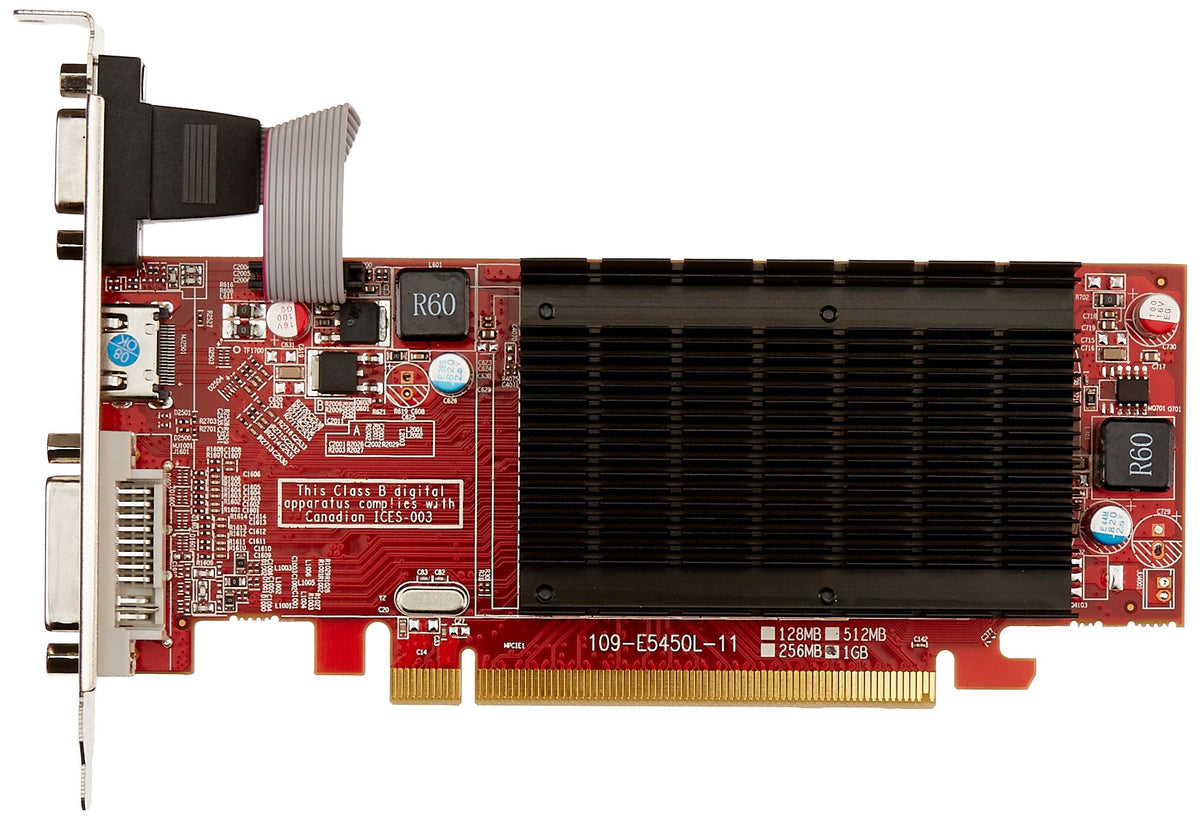 Radeon Hd 6350 Pcie 1gb Ddr3 Dvi-I Hdmi Vga B2 Retail (900479)