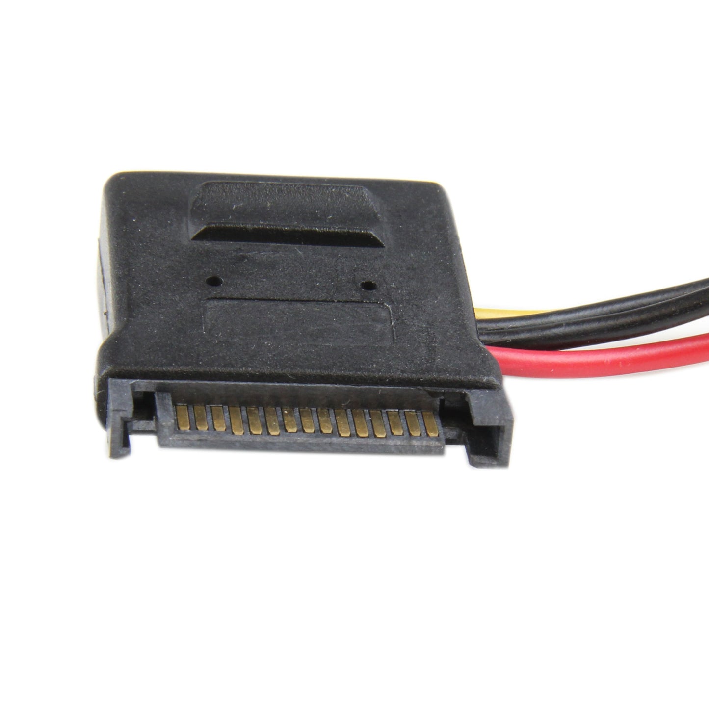 StarTech.com LP4 to SATA Power Cable Adapter with Floppy Power - Power adapter - SATA power (M) to 4 pin internal power, 4 pin mini-power connector (F) - black - LP4SATAFMD