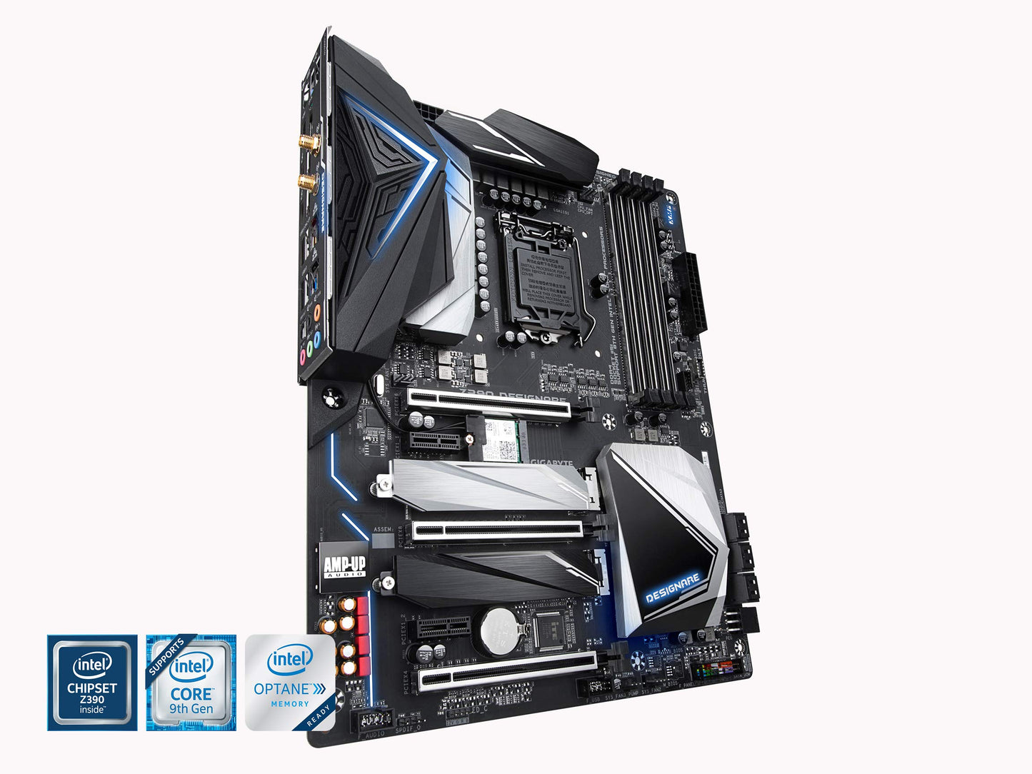 GIGABYTE Z390 DESIGNARE Gigabyte (Intel LGA1151/Z390/ATX/2xM.2/Thunderbolt 3/Onboard AC Wifi/12+1 Phases Digital Vrm