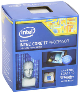 Intel Core i7 i7-4770K Quad-core (4 Core) 3.50 GHz Processor - Retail Pack - 8 MB Cache - 3.90 GHz Overclocking Speed - 22 nm - Socket H3 LGA-1150 - HD 4600 Graphics - 84 W