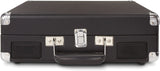 Crosley CR8005A-BK Cruiser Portable 3-Speed Turntable, Black