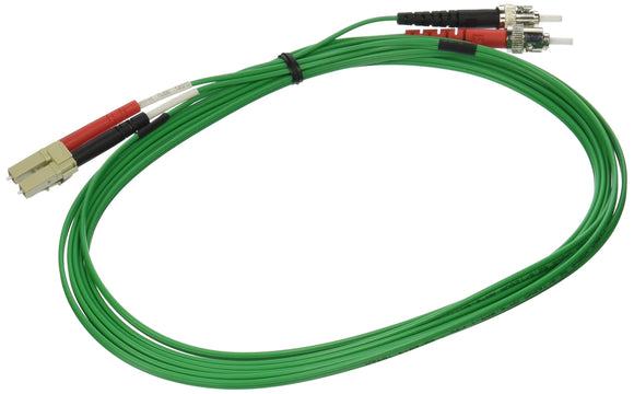 3m Lc/St Duplex 62.5/125 Multimode Fiber Patch Cable - Lc-Multimode - Male - St-