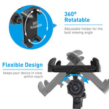 Macally Car Headrest Mount Holder for Apple iPad Pro/Air/Mini, Tablets, Nintendo Switch, iPhone, Smartphones 4.5" to 10" Wide with Dual Adjustable Positions and 360° Rotation (HRMOUNTPRO)