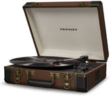 Crosley CR6019D-BR Executive Portable USB Turntable with Bluetooth