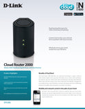 Open Box D-Link Wireless N 600 Mbps Home Cloud App-Enabled Dual-Band Gigabit Router (DIR-826L)