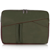 McKlein 18321 USA Auburn 15" Nylon Laptop Sleeve Green