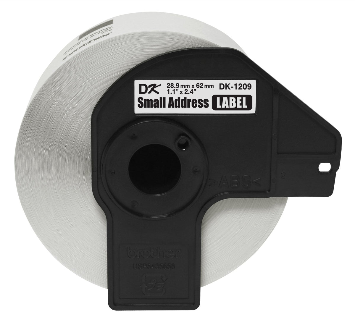 Brother Genuine DK-1209 Small Address Paper Label Roll, Die-Cut Paper Labels, Engineered for Excellence,  800 Labels Per Roll