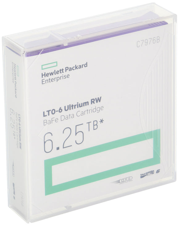 HP LTO-6 Ultrium 6.25 TB BaFe RW Data Cartridge