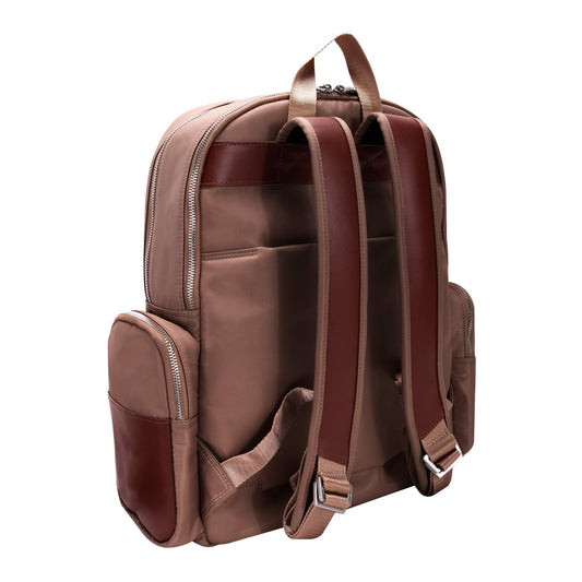 McKlein 18364 USA Cumberland 17" Nylon Dual Compartment Laptop Backpack Khaki