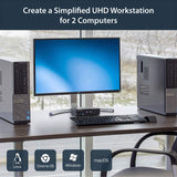 StarTech SV231DPU34K 2-Port DisplayPort KVM Switch - 4K 60Hz