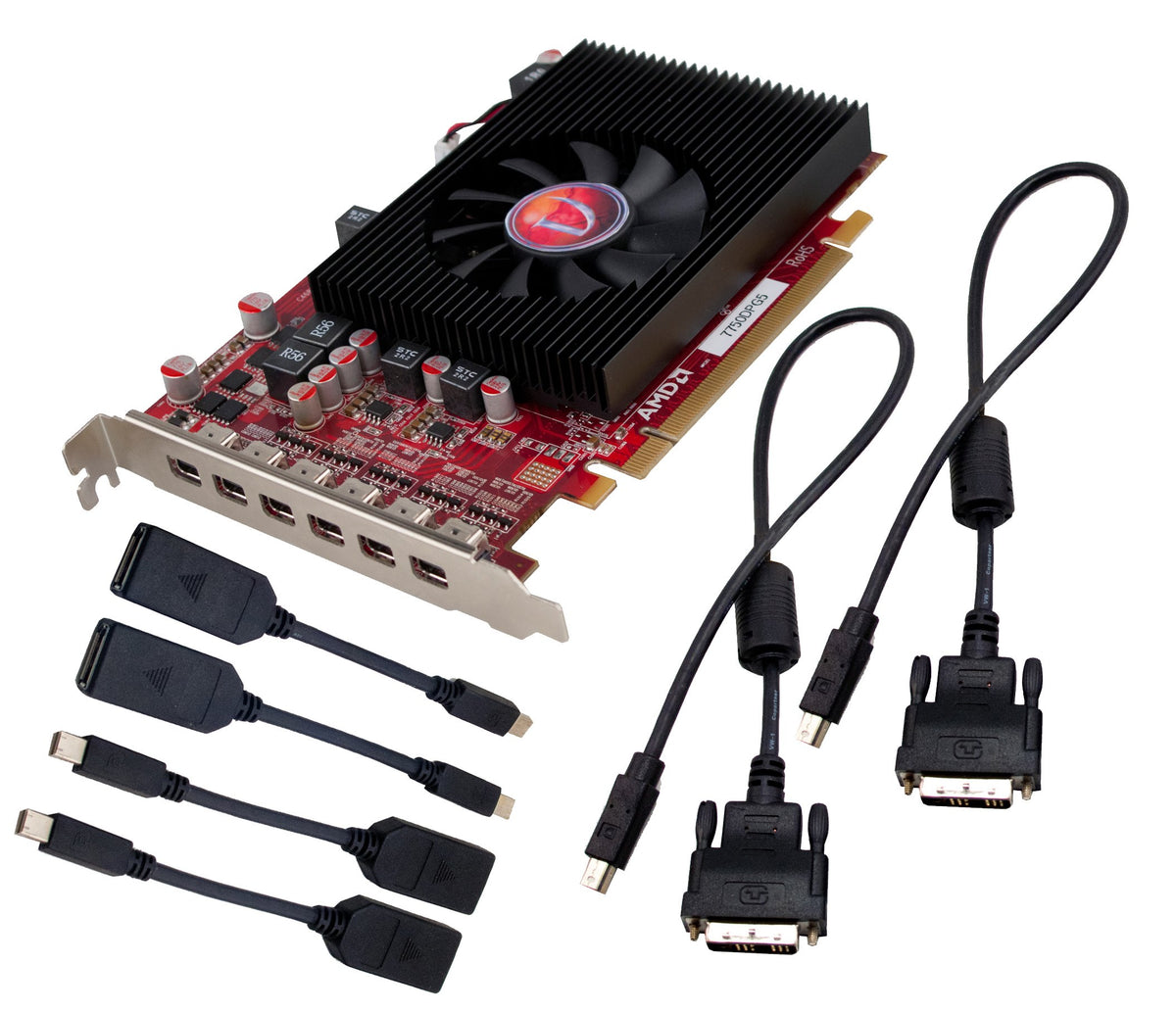 VisionTek Radeon 7750 2GB GDDR5 6M (6x MiniDP) - 900614