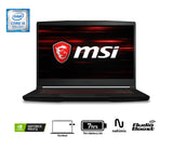 MSI GF63 9SC-060CA 17.3" Gaming Laptop (Intel Core i5-9300H GTX1650 8GB DDR4 512GB SSD) Windows 10