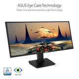 Asus VP348QGL 34" Ultra-Wide Freesync HDR Gaming Monitor 75Hz 1440P Eye Care DisplayPort HDMI