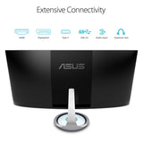 ASUS MX38VC 37.5" Monitor IPS Eye Care with Qi Charging, Space Gray/Black