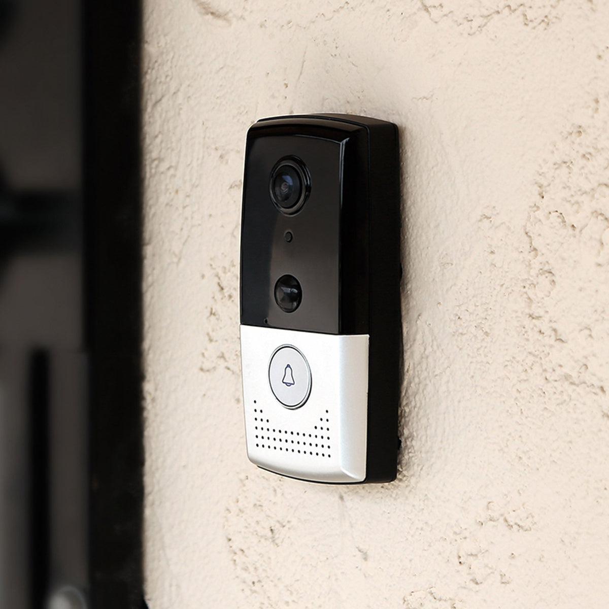 Open Box ZMODO ZM-SHD003B Greet - Smart WiFi Video Doorbell (Black/Silver)