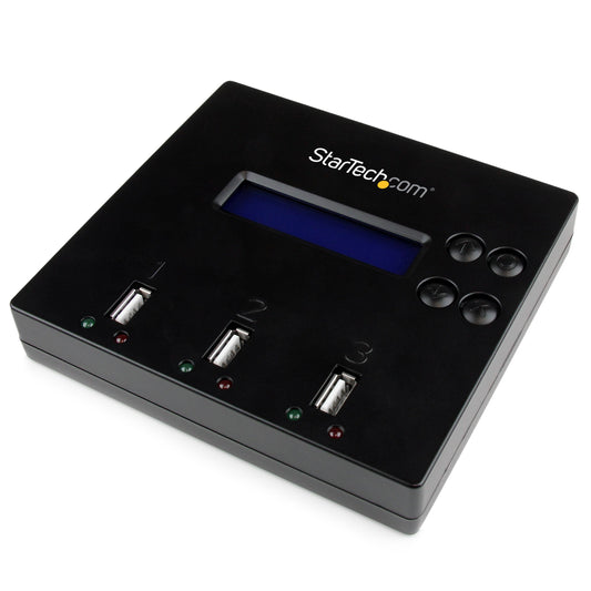 StarTech.com 1:2 Standalone USB Duplicator & Eraser - Flash Drives - TAA Compliant - USB 2.0 Memory Stick Duplicator Eraser - StarTech.com 1:2 Standalone USB 2.0 Flash Drive Duplicator and Eraser -