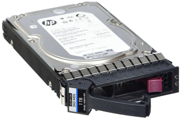 HP 507614-B21 Hard Drive - 1TB - 7200rpm - SAS 600 - Serial Attached SCSI - 3.5-Inch - Internal
