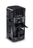 CyberPower TRB1A2 Travel Power Adapter/Converter Combo, Black