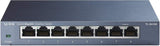 TP-Link 8 Port Gigabit Ethernet Network Switch | Ethernet Splitter | Sturdy Metal w/Shielded Ports | Plug-and-Play