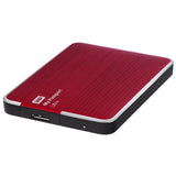 WD My Passport Ultra 500GB Portable External Hard Drive USB 3.0 with Auto and Cloud Backup, Red (WDBPGC5000ARD-NESN)