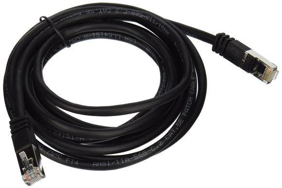 C2G 28693 Cat5e Snagless Shielded (STP) Ethernet Network Patch Cable, Black (10 Feet, 3.04 Meters)