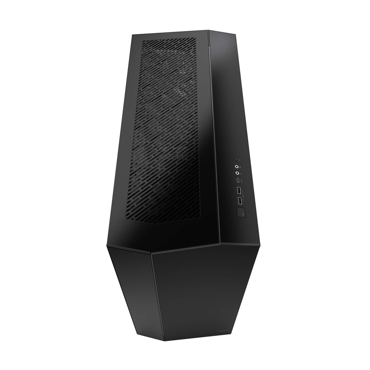 Fractal Design Vector Rs Blackout Dark - RGB - Mid Tower Computer Case - ATX - Optimized for High Airflow and Silent Computing - PSU Shroud - Modular Interior - Water-Cooling Ready - Tempered Glass