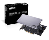 Open Box ASUS Hyper M.2 X16 PCIe 3.0 X4 Expansion Card V2 Supports 4 NVMe M.2(2242/2260/2280/22110)Up to 128 Gbps for Intel VROC & AMD