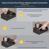 StarTech.com 4 Bay USB 3.0/ eSATA Hard Drive Duplicator Dock for 2.5" & 3.5" SATA/ IDE SSD HDD - Standalone 1:3 Copier Docking Station (SATDOCK4U3RE)