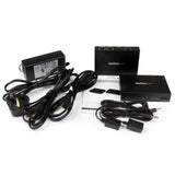 StarTech.com HDMI over Single Cat 5e/6 Extender with Power over Cable Ethernet and Inrared IR - HDMI over Ethernet Cable 1080p - 330 ft (ST121HDT4P)