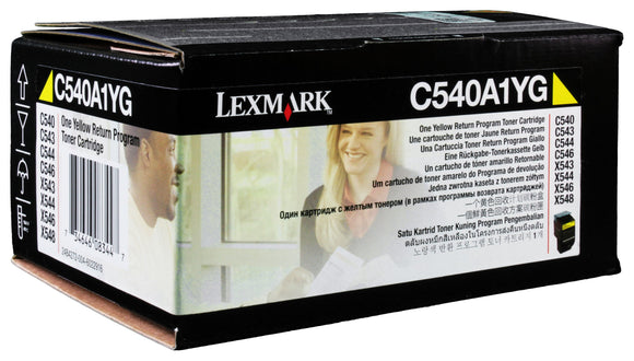 C54X/X543/X544 Return Prog Yellow Toner Cartridge