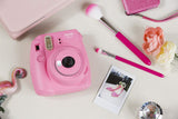 Instant Camera with Groovy Case & Photo Album Flamingo Pink Set Bundles