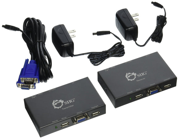 Usb Vga Kvm Console Extender Over a Cat5/6 Utp Cable