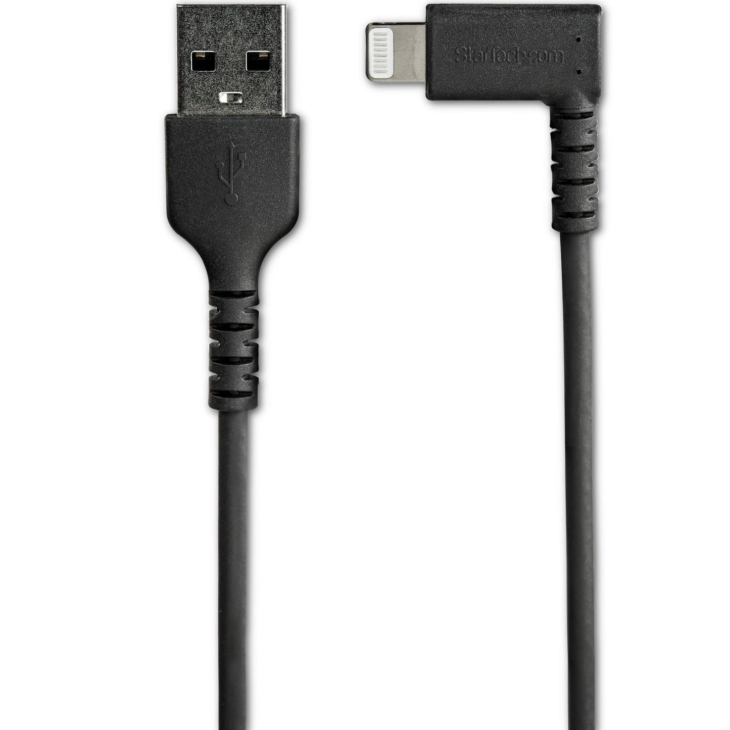 STARTECH RUSBLTMM1MBR 1 M (3.Ft.) Angled Lightning to USB Cable- Apple Mfi Certified - Black
