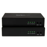 StarTech.com HDMI over Single Cat 5e/6 Extender with Power over Cable Ethernet and Inrared IR - HDMI over Ethernet Cable 1080p - 330 ft (ST121HDT4P)