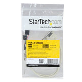 StarTech.com 2 Port USB A Female Slot Plate Adapter - USB panel - USB (F) to 5 pin in-line (F) - USBPLATE