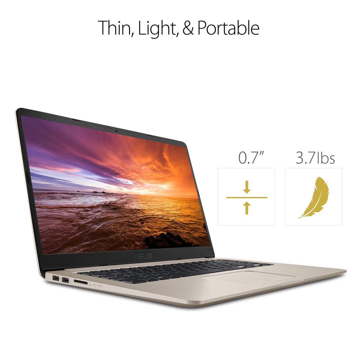 Asus 15.6 FHD (1920 1080), Matte, NanoEdge-Intel Core i5-8250U-8GB Memory-1TB Ssh-8G, 15-15.99"