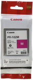 Canon PFI-102M 0897B001AA IPF500 IPF600 IPF700 Ink Tank (Magenta) in Retail Packaging