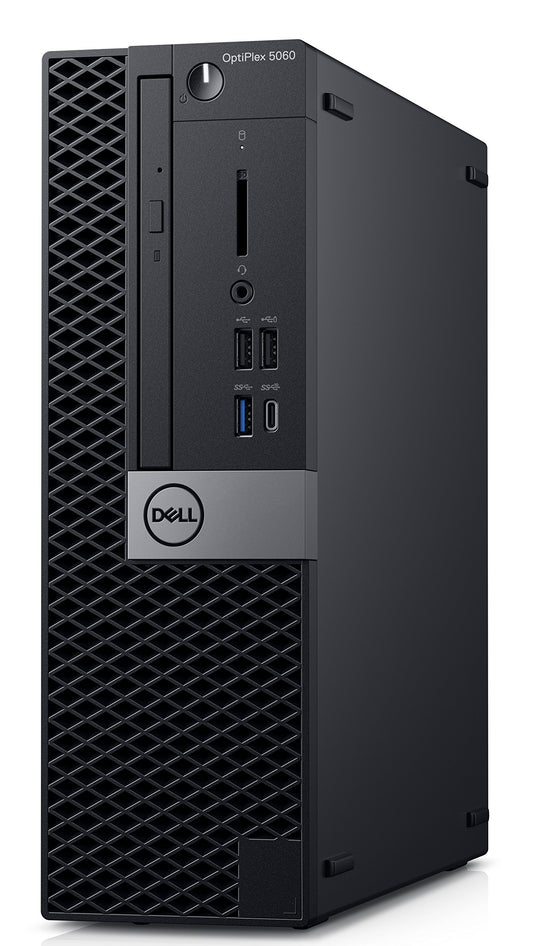 Dell OP5060SFFM0D9T OptiPlex 5060SFF Desktop Computer with Intel Core i7-8700 3.2 GHz Hexa-core, 8GB RAM, 500GB HDD