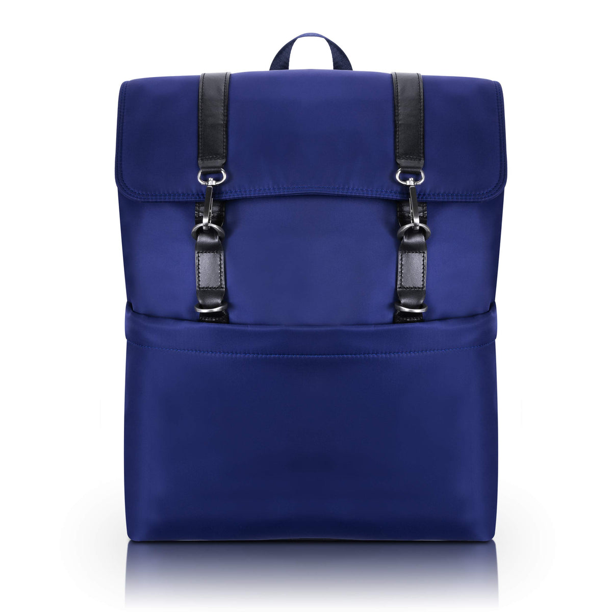 McKlein 18477 USA Element 15" Nylon Flap Over Laptop Backpack Navy