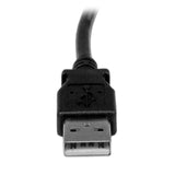 StarTech.com 2m USB 2.0 A to Right Angle B Cable Cord - 2 m USB Printer Cable - Right Angle USB B Cable - 1x USB A (M), 1x USB B (M) (USBAB2MR)