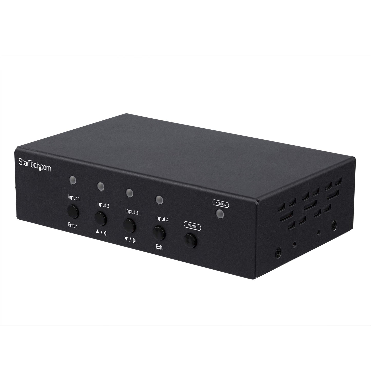 StarTech.com Multi-Input HDBaseT Extender Kit - Built-in Switch and Video Scaler - DisplayPort HDMI and VGA Over CAT6 or CAT5 (ST121HDBTSC)