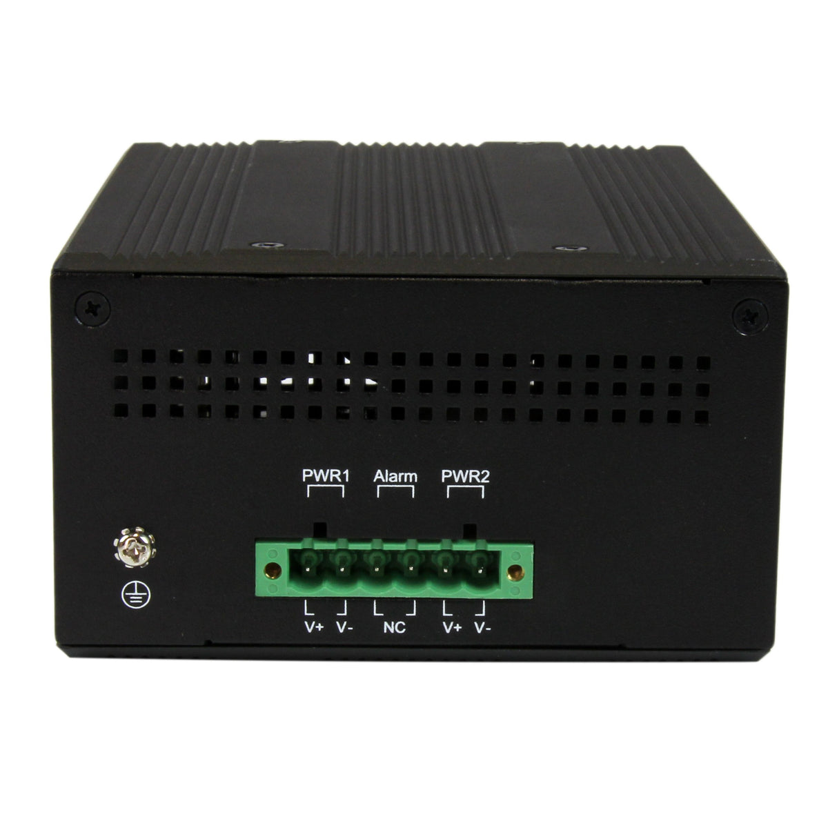 StarTech.com 6 Port Unmanaged Industrial Gigabit Ethernet Switch w/ 4 PoE+ Ports & Voltage Regulation - DIN Rail/Wall Mountable PoE Switch (IES61002POE)