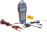 Fluke Networks 25501109 TS25D Telephone Test Set with Angled Bed-of-Nails Clips, Earpiece, 6-Wire In-line Modular Adapter, and Pouch