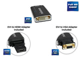 Diamond BVU195 HD USB Display Adapter (DVI and VGA with Included DVI to VGA Adapter)
