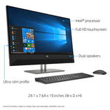 HP Pavilion 27-inch All-in-One Computer, Intel Core i5+8400T, 8 GB RAM and 16 GB Intel Optane Memory, 2 TB Hard Drive, Windows 10 (27-xa0050, Black)